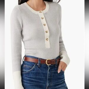 Faherty Mikki Henley Sweater XS